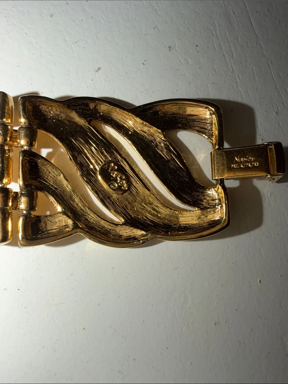Napier Gold Wave Link Bracelet - Women Jewelry